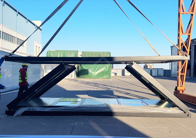 해상 운송을 통해 귀하의 국가로 배송되는 맞춤형 20피트 접이식 컨테이너 주택, 10세트/40HQ